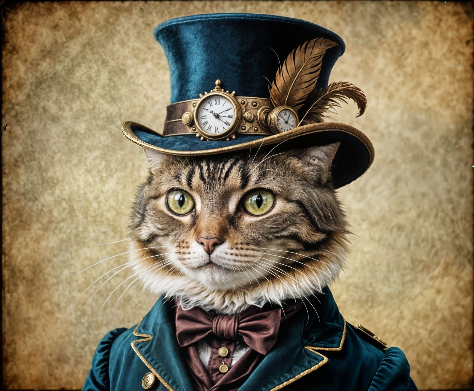 The Cat in the Hat  by @Feathers