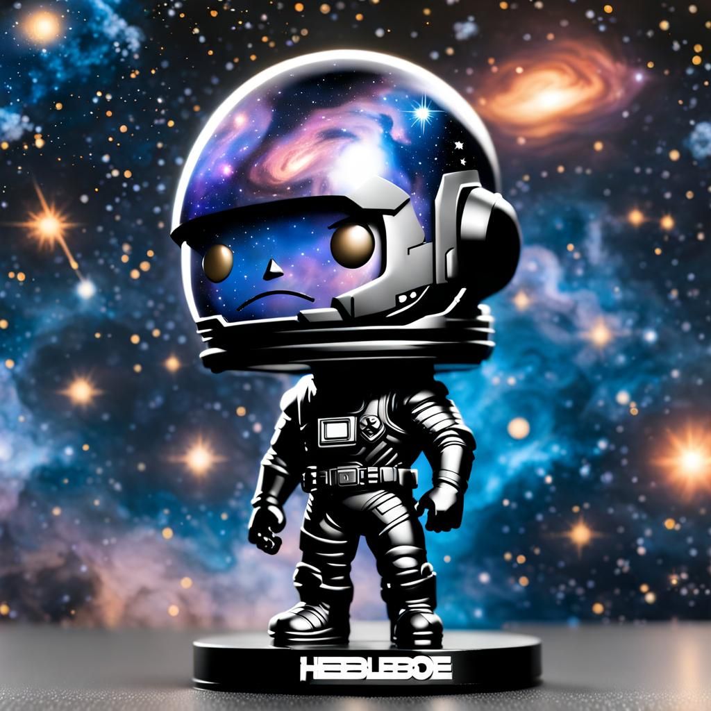 bobblehead in space, - AI Generated Artwork - NightCafe Creator