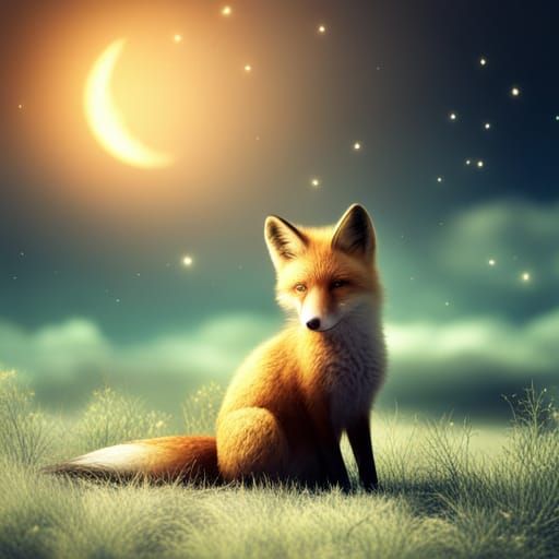 Moonlight fox