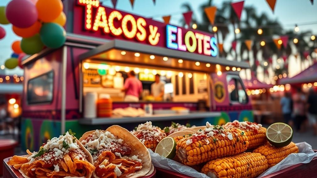 Street Tacos and Elotes  by @VoidSparkles