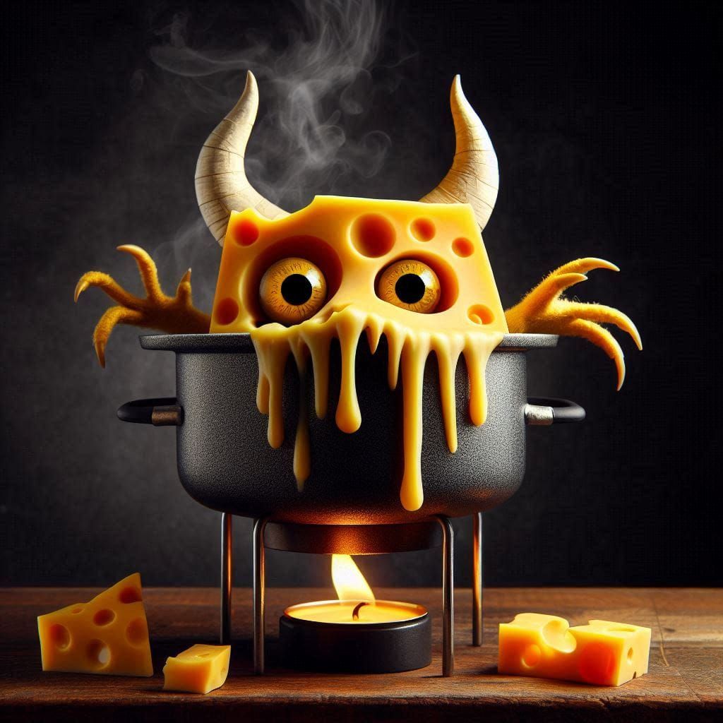 Fearful Fromage Fondue's Fiery Fate