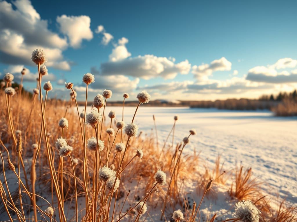 Winter meadow  by @John from Youngstown