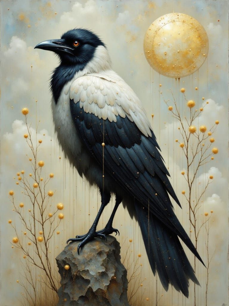 magpie  by @Sasha