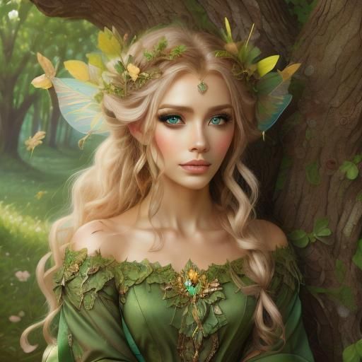 <lora:Fairy portrait:1.0> beautiful Fairy portrait pretty eyes pretty hair pretty clothes 