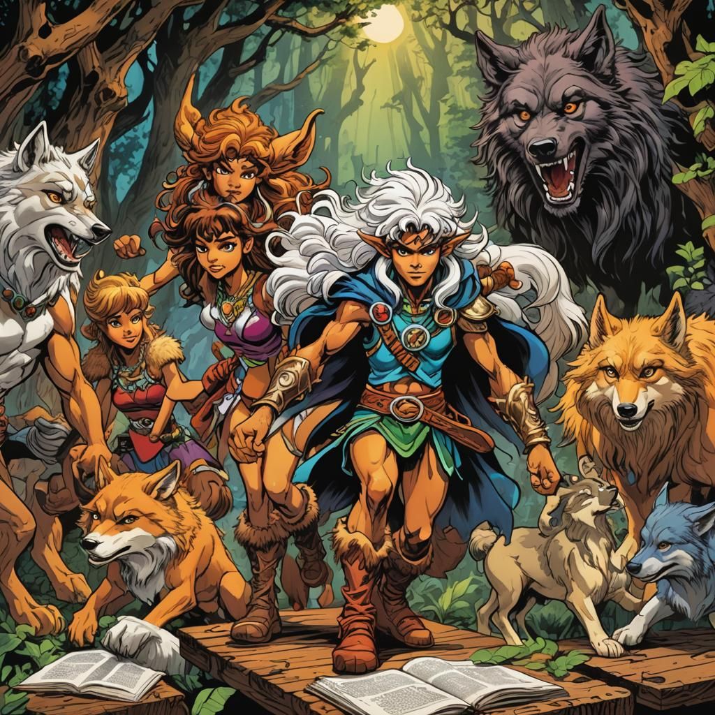 Elfquest, Next Generation - AI Generated Artwork - NightCafe Creator