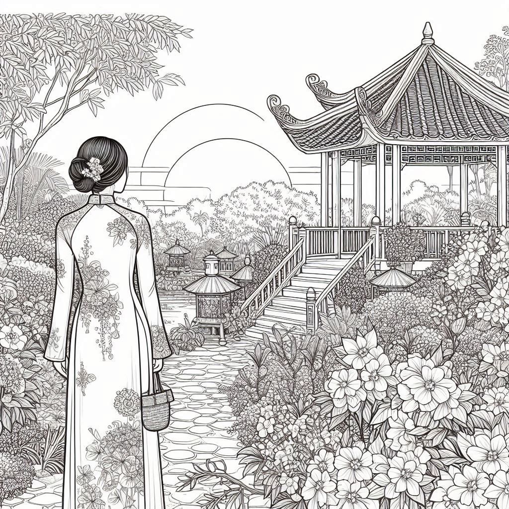 Vietnamese Ao dai (DALL-E 3)