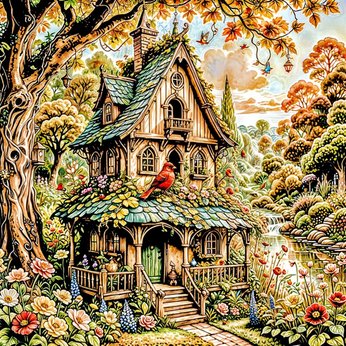 Even Birds Dream of a Fairytale Life