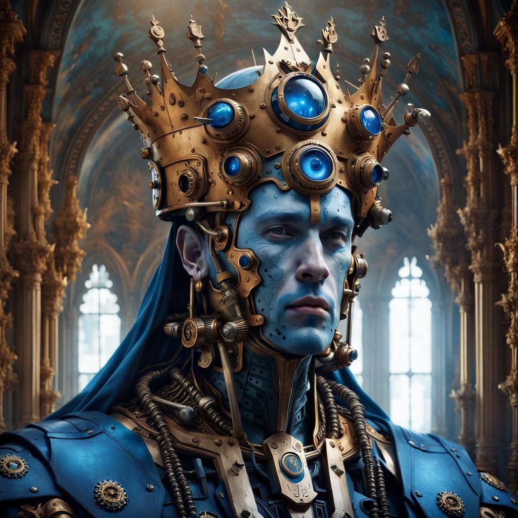 All hail to the (Cyborg) King  by @dreamowl