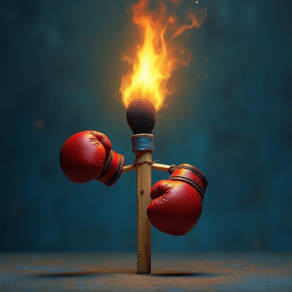 Boxing Match  by @possom2009