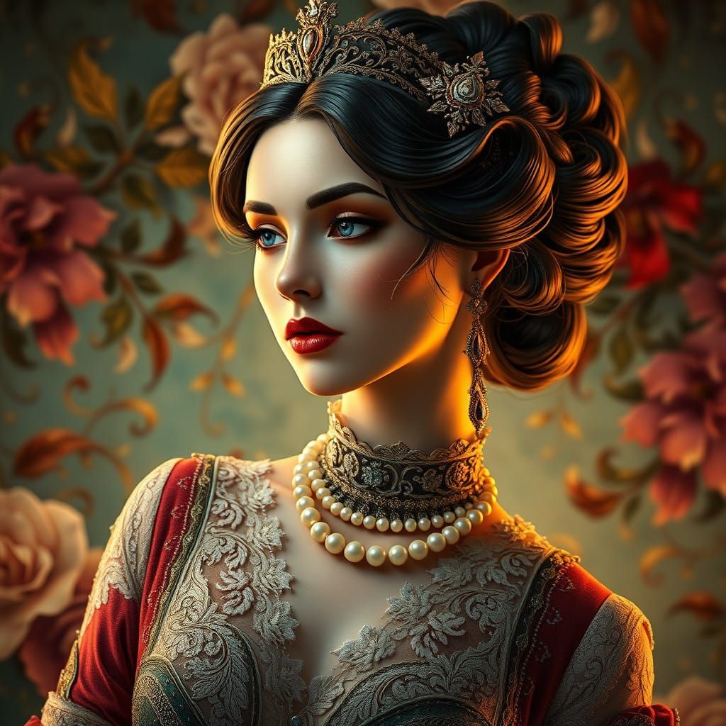 ผู้หญิงไทยแต่งกายด้วยชุดสไบเฉียงยืนพนมมือ การไหว้นมัสเต ด้วย...