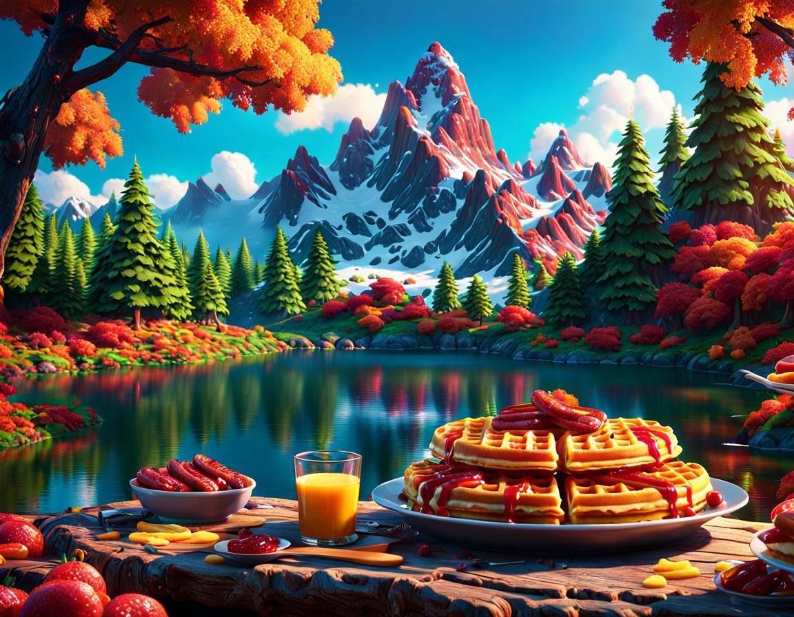 Breakfast in the Mountains