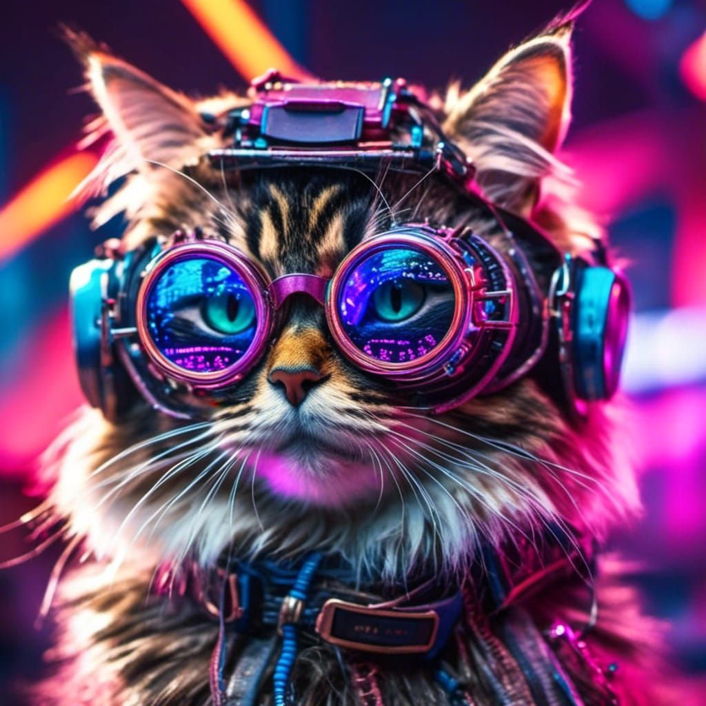 Murraypunk Goggles Cat