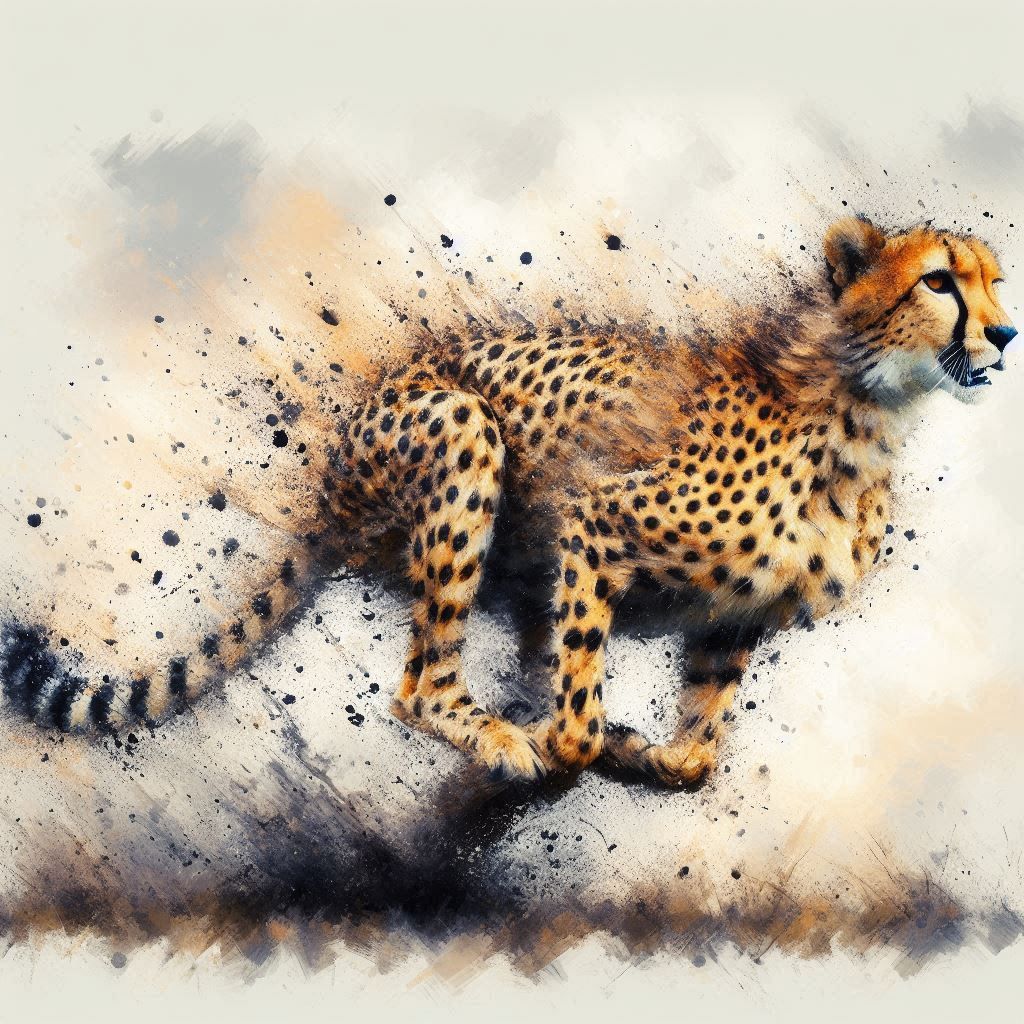 Cheetah running