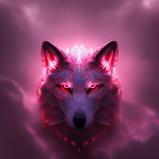 Neon Wolf eye Wallpaper by ShawnTheZoroark on DeviantArt