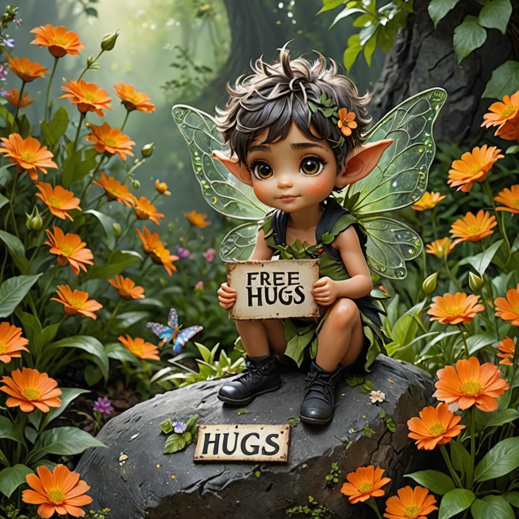 Sometimes, all you need is a hug.