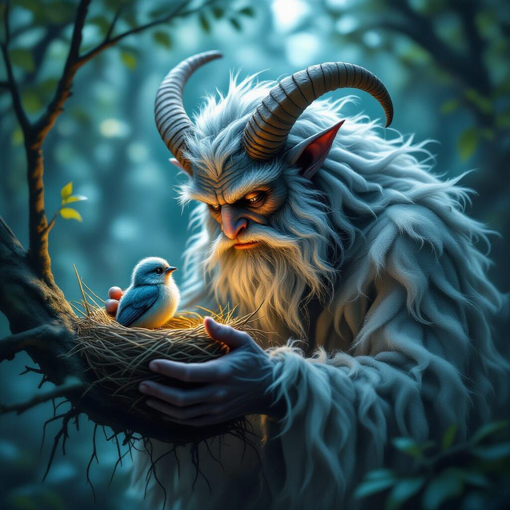 "You are safely back in your nest now, little one."  by @Florinda