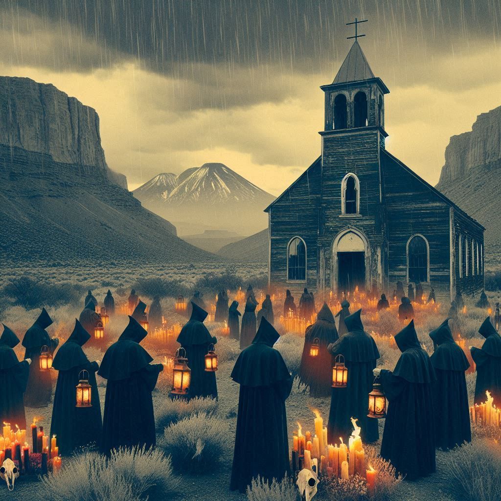 como brujas en misas negras