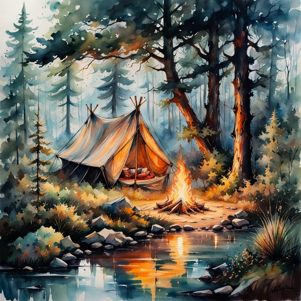 Near river  by @Noquelle