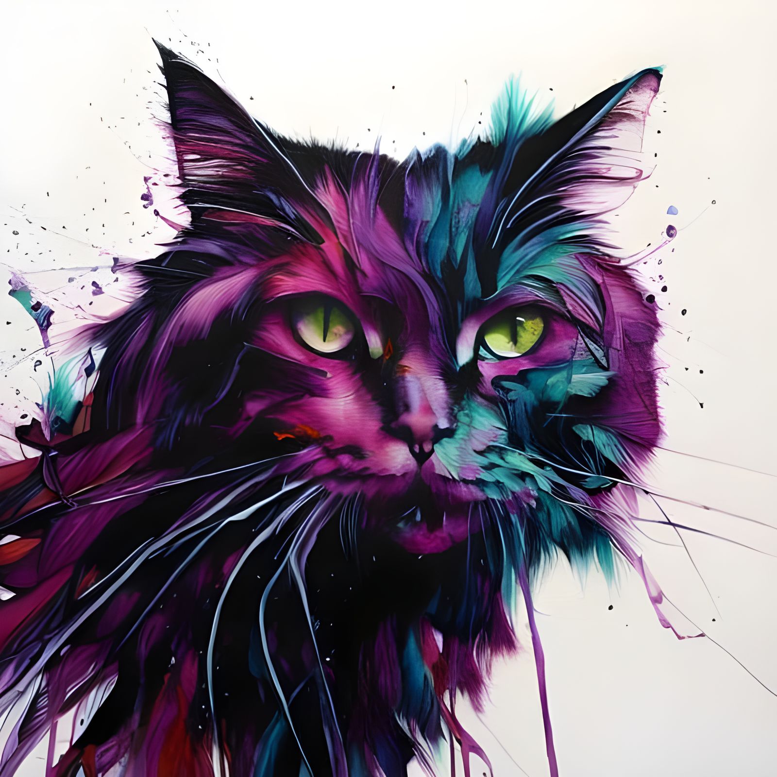 Purple portrait
