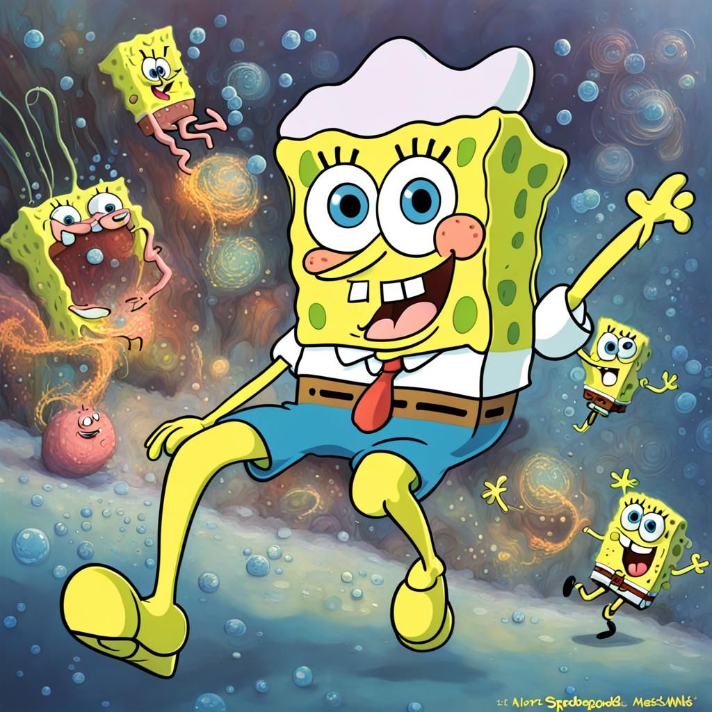 SpongeBob SquarePants - AI Generated Artwork - NightCafe Creator