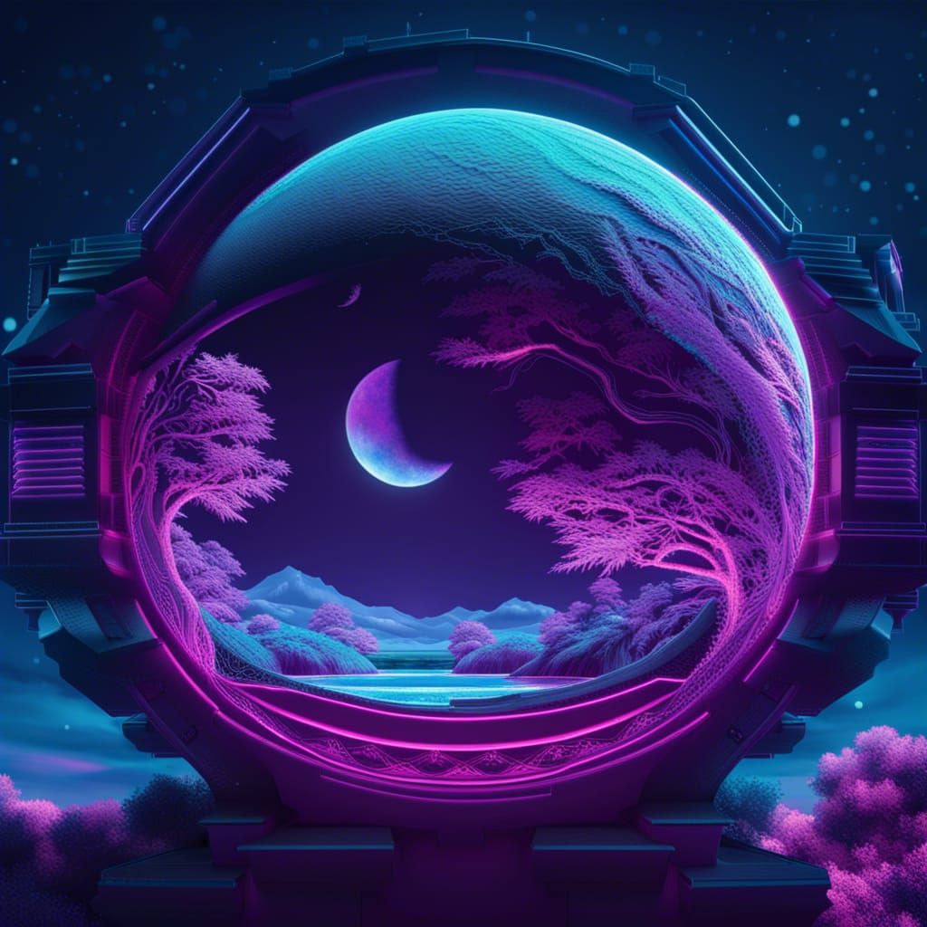 half moon landscape  by @AliMar