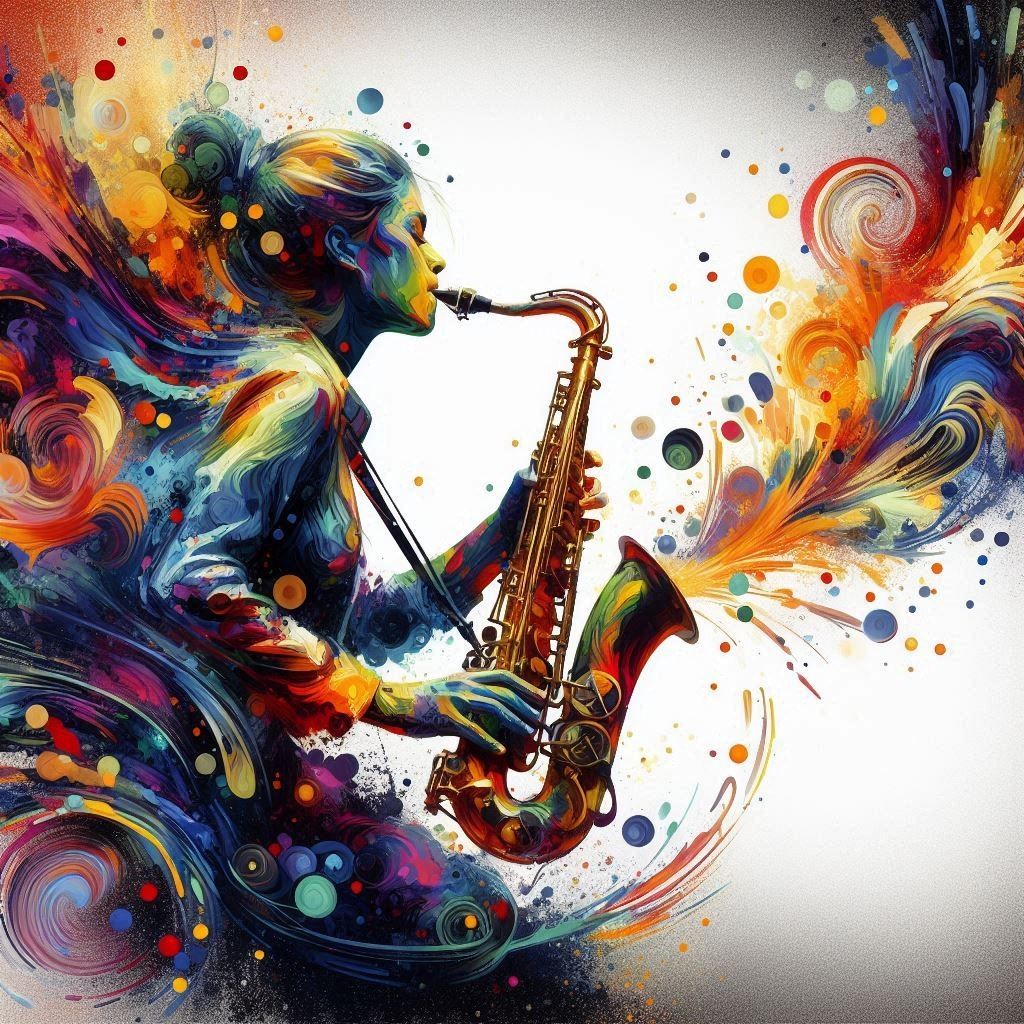 "Polychromatic Saxophony #4"
