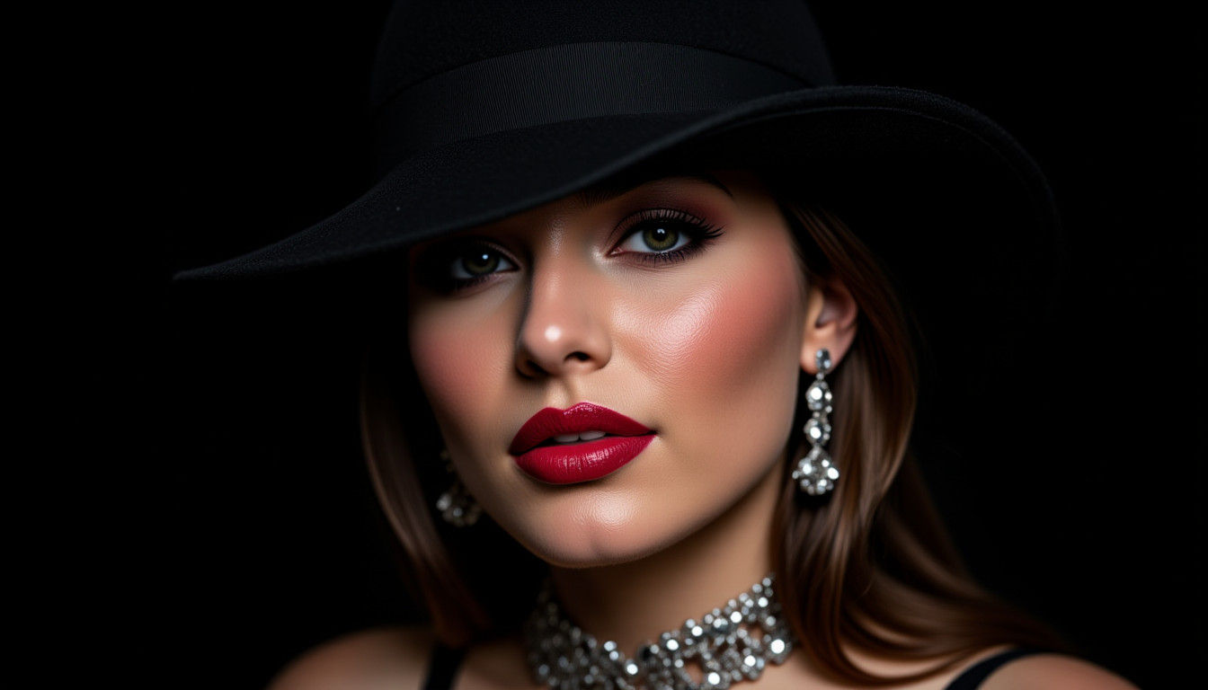 A beautiful woman's face