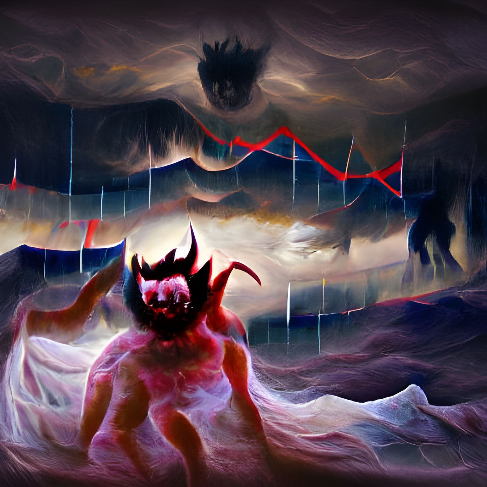 The vanishing of the demon in the storm