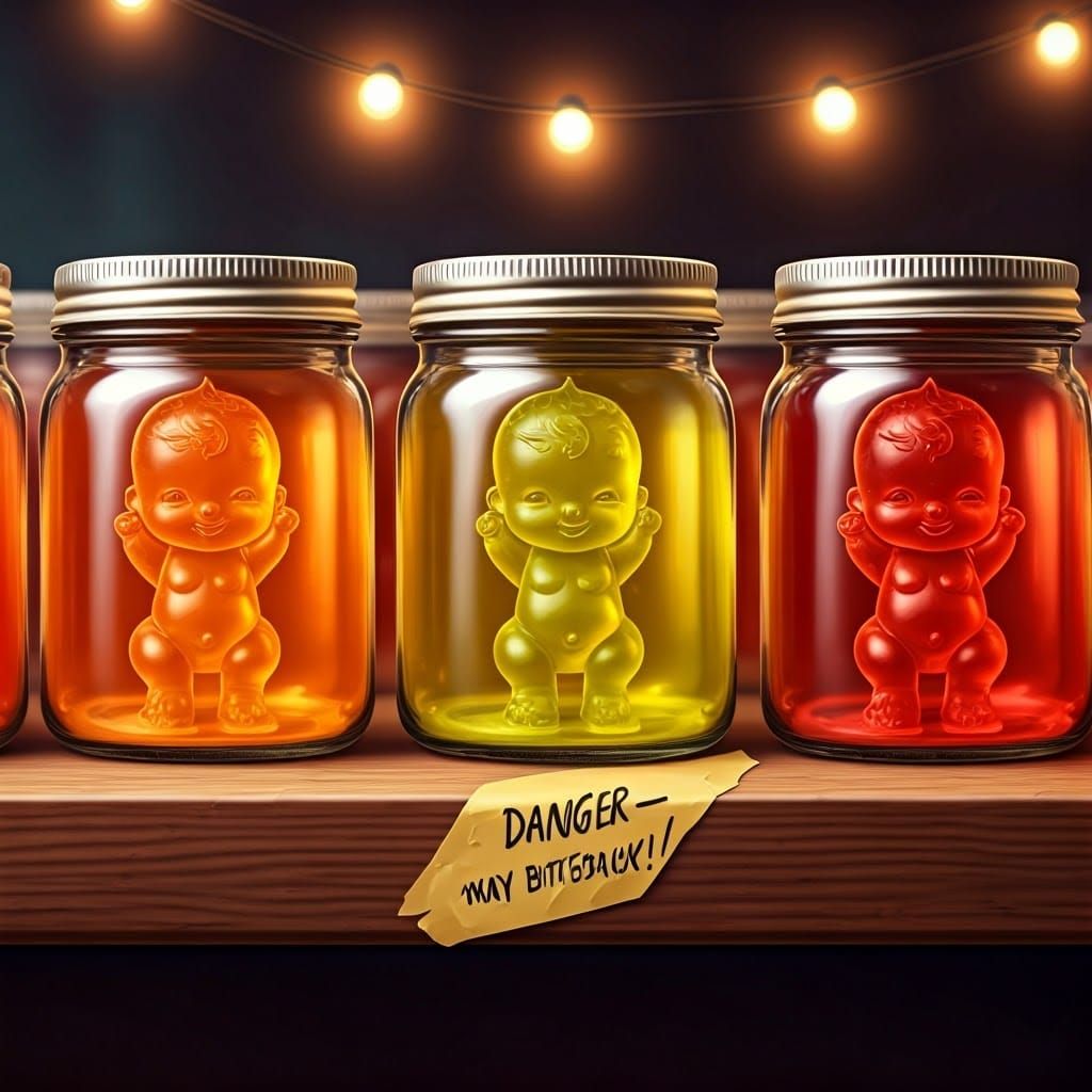 Jelly Baby sweets may bite back!  by @Pixel