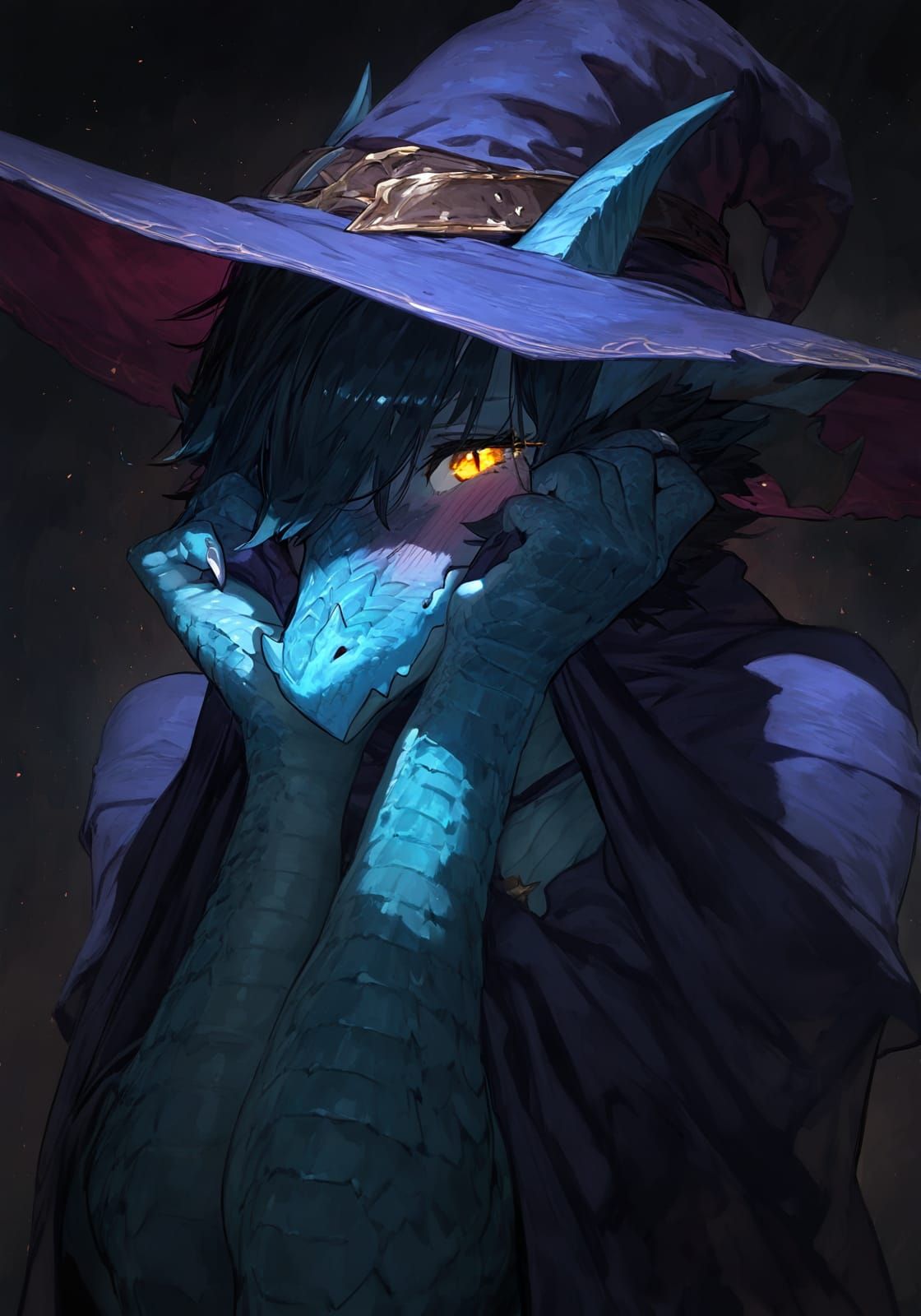 Shy Dragon Witch