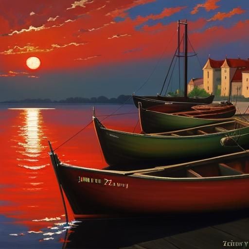Sunset in Harbour