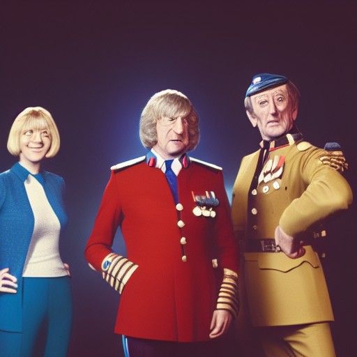 #drwho #doctorwho The 3rd Doctor , Brigadier Lethbridge-Stewart , Jo ...