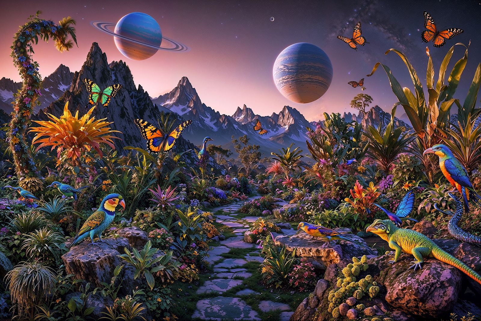 A path on another planet