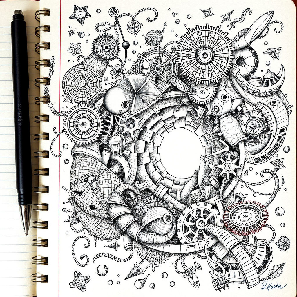 When meeting is so boring, you only dream to escape...  by @Evivi