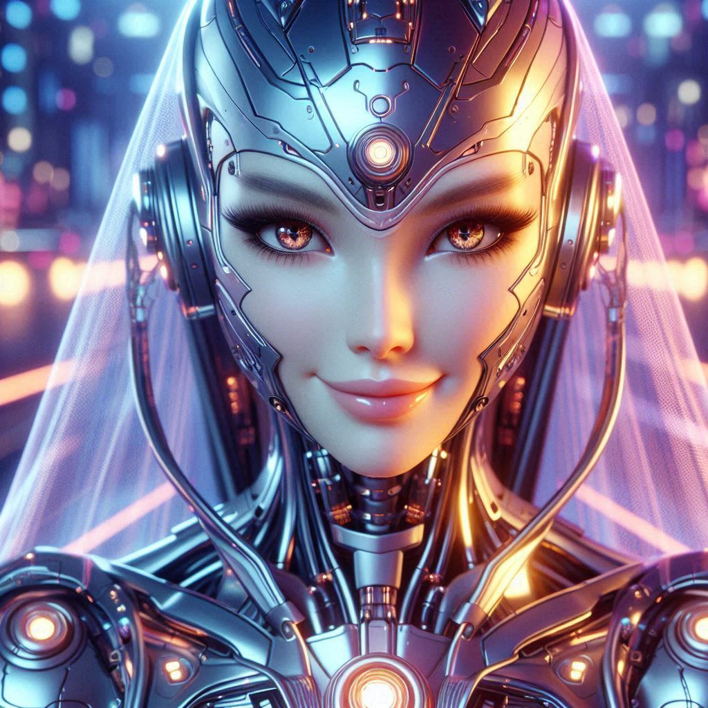 Cyborg Princess (DALL-E 3 Edition)