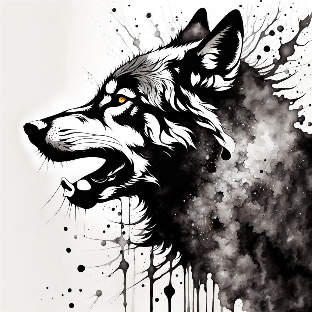 Wolf - AI Generated Artwork - NightCafe Creator