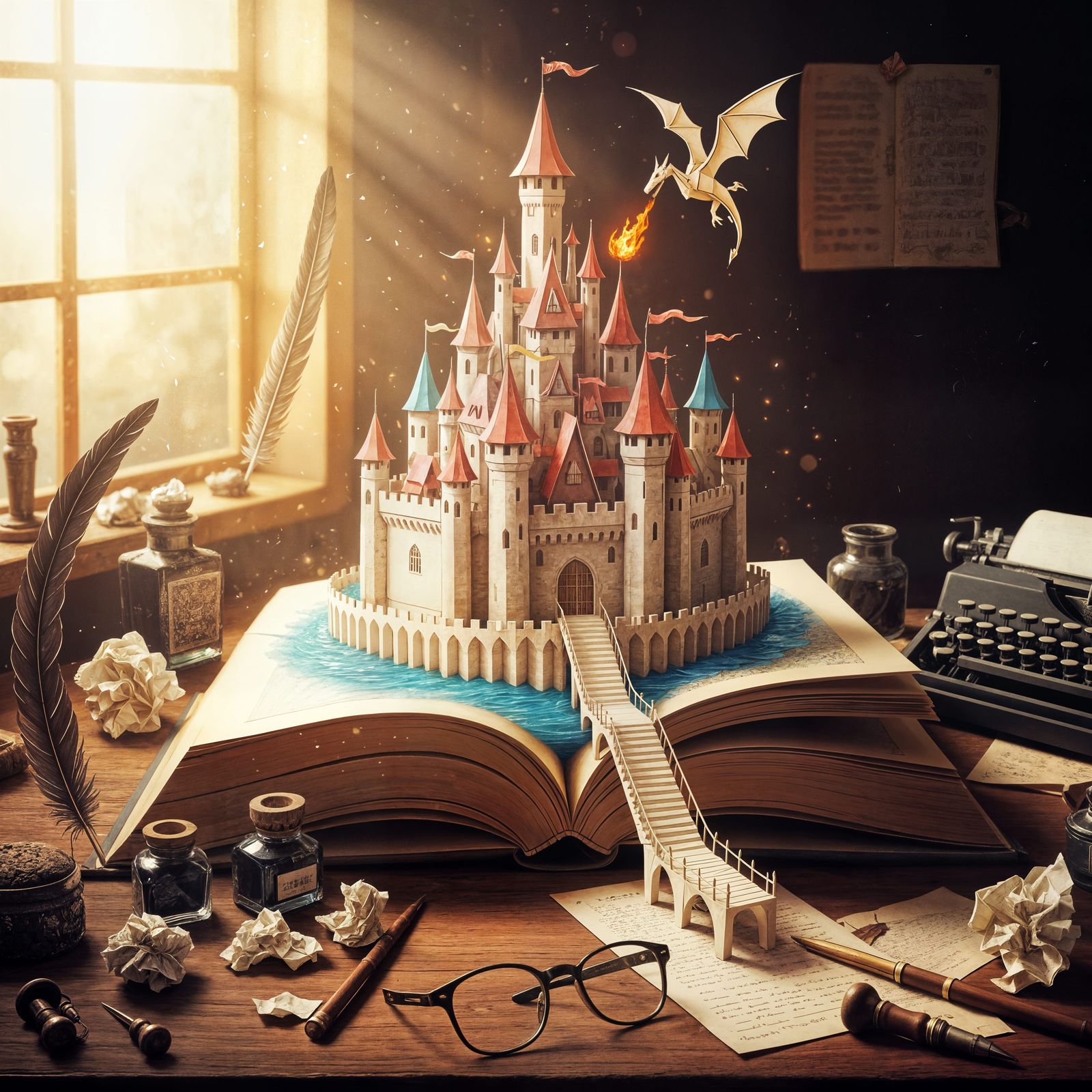 Paper Castle  by @AntonioF