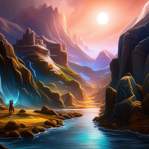 GALACTIC ADVENTURE in detail detailed matte painting, deep c...