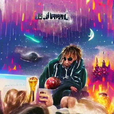juicewrld music cover of his album "legends never die"