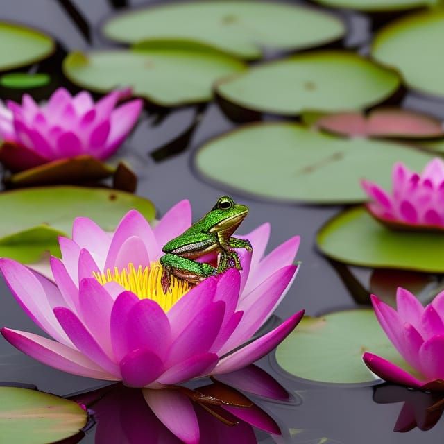 The Lily Pond Frog