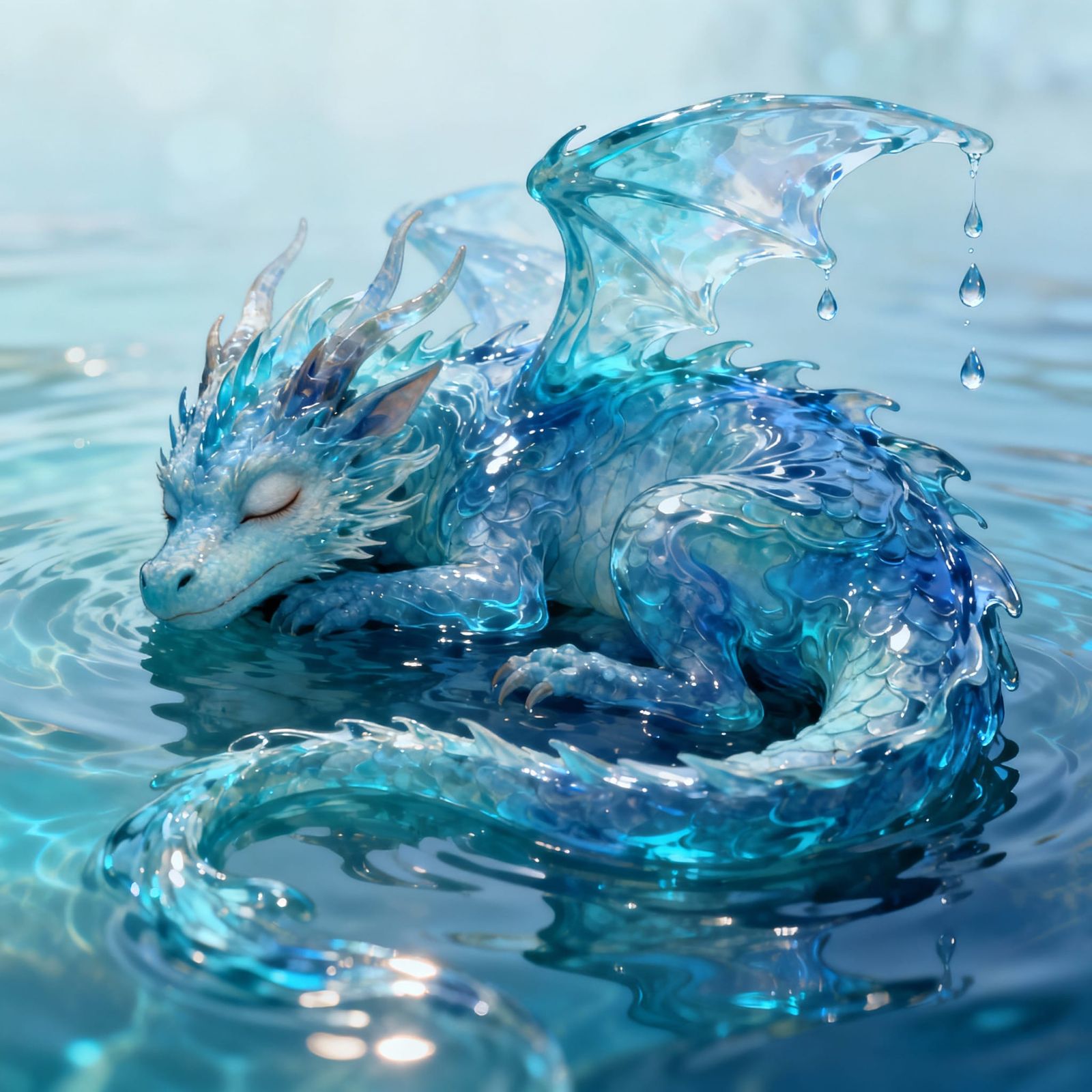 Sleeping Water Spirit  by @Cans