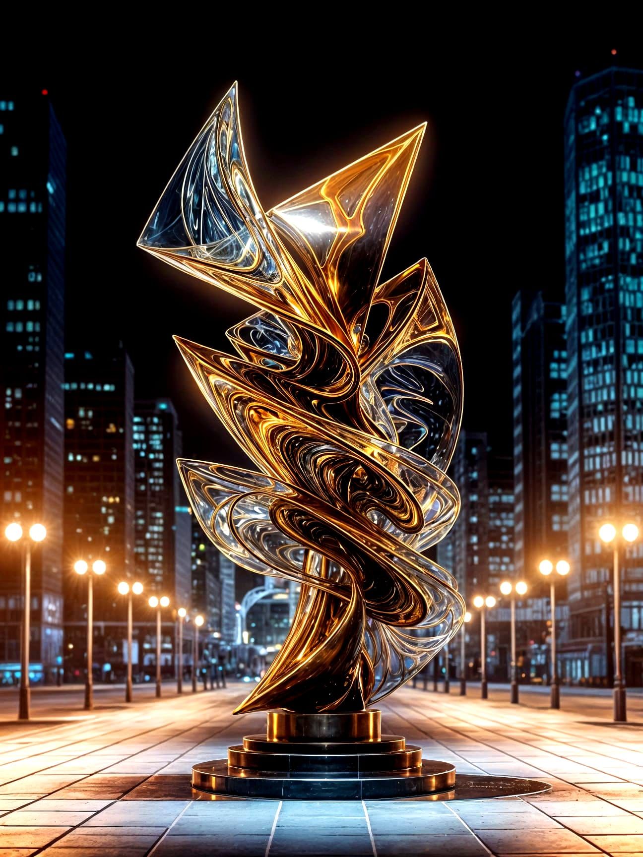 Absztrakt szobor   by @Eva Szabo