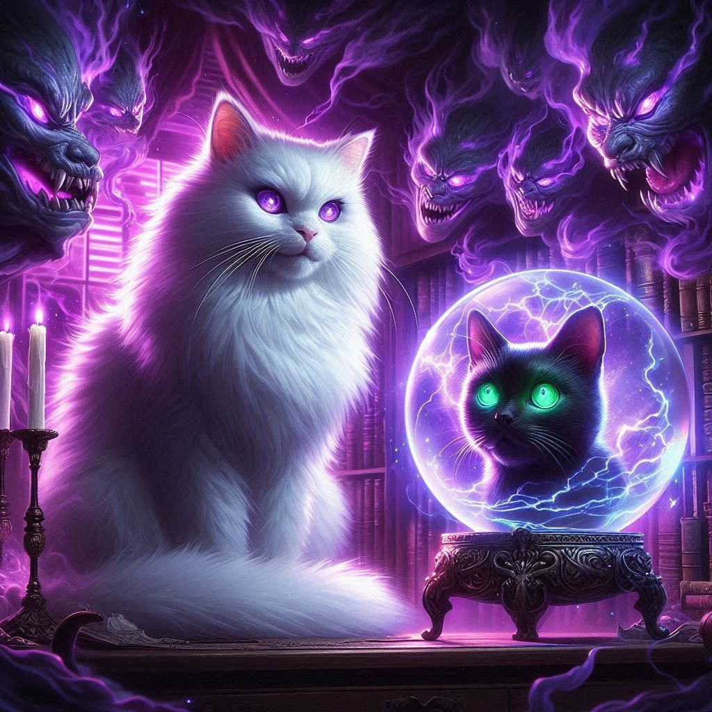 Yes, Master Subla! All goeth according to thy plan! This fool cat Albus's fate is sealed!  by @Marduk