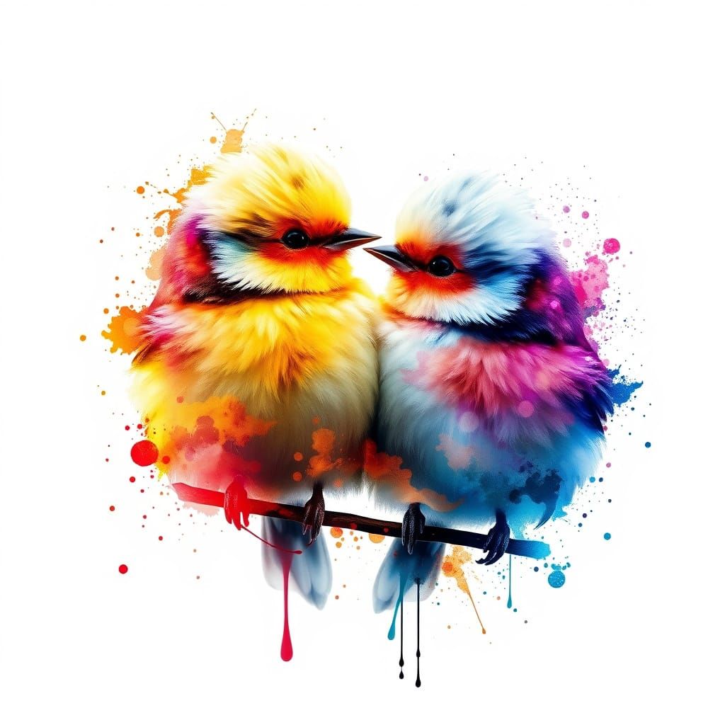 Just a little love and colors ! ...best things in the world ! 