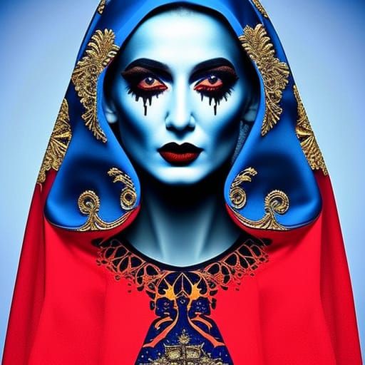Space female pharaon