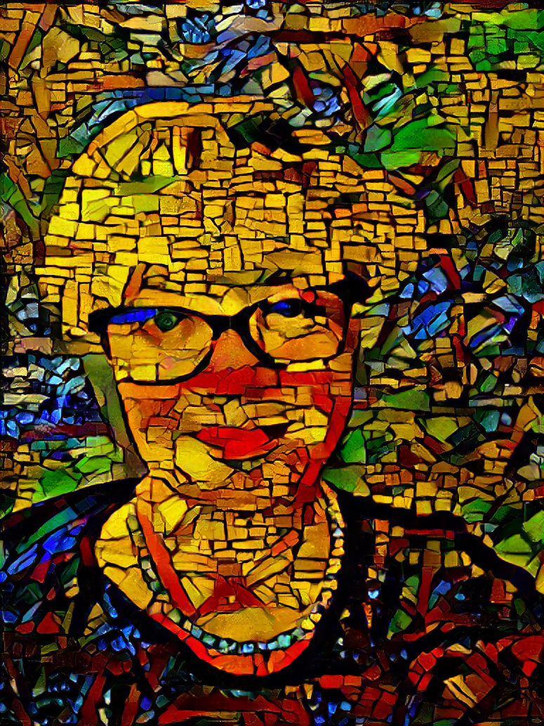 Funny & colorful self portrait