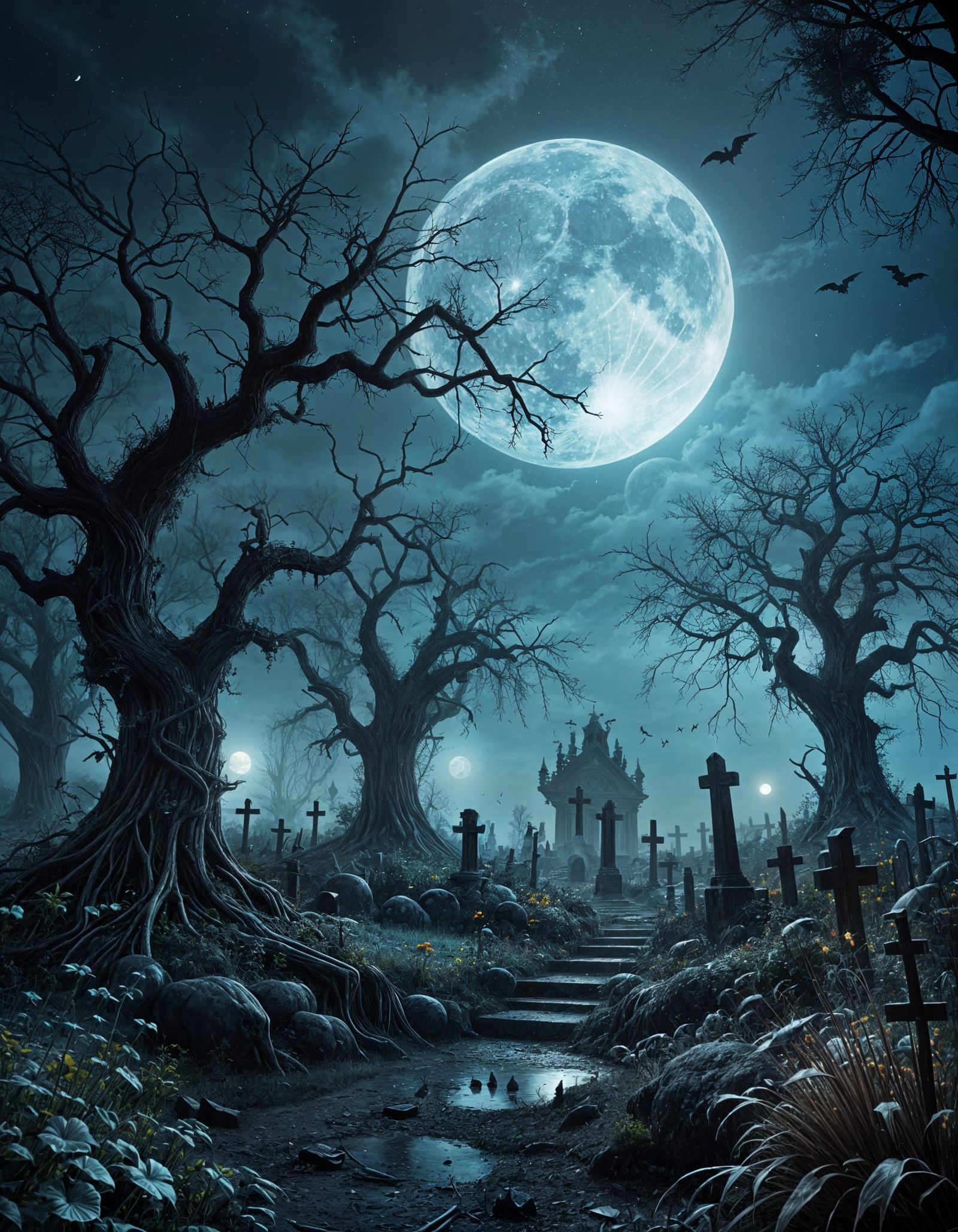 Twilight Thorns and Flying Shadows: The Cursed Garden of Hollow Bloom  by @Heralyn