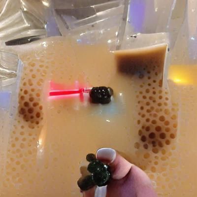 Whiskey with boba