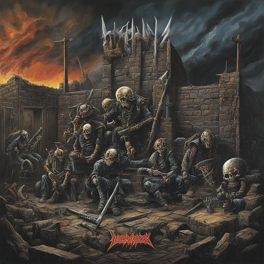Thrash metal,album cover