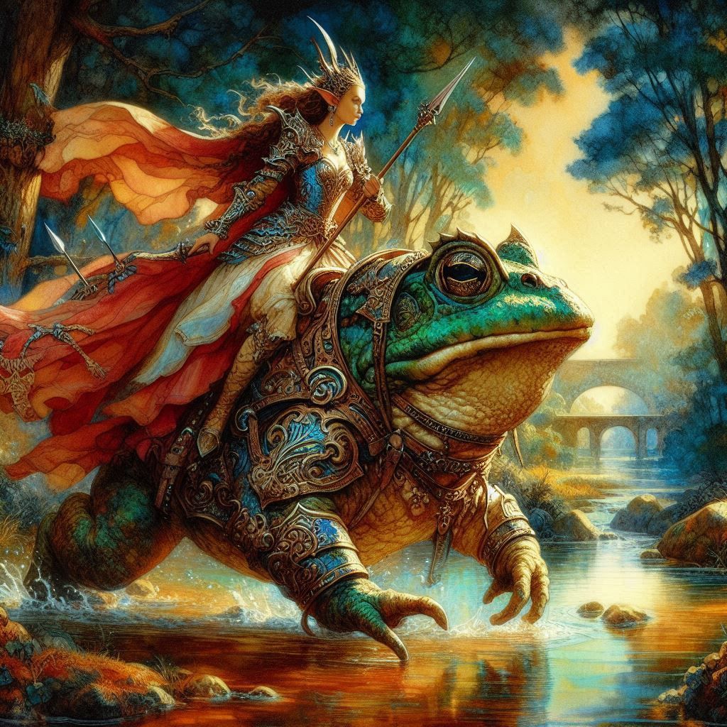 Hopping to Adventure  by @Domae